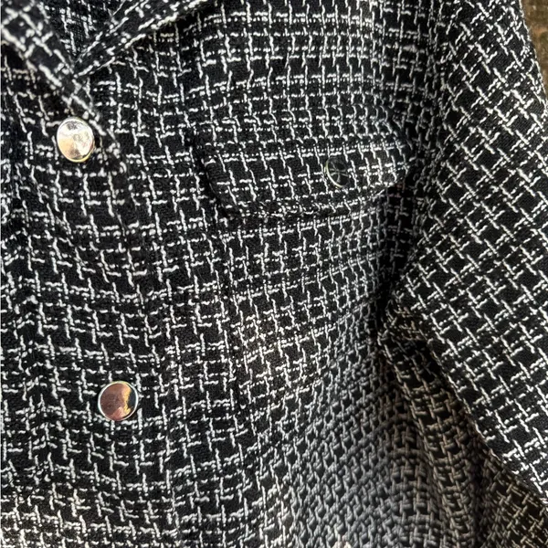Stoosh Black and White‎ Tweed Jacket - Image 4