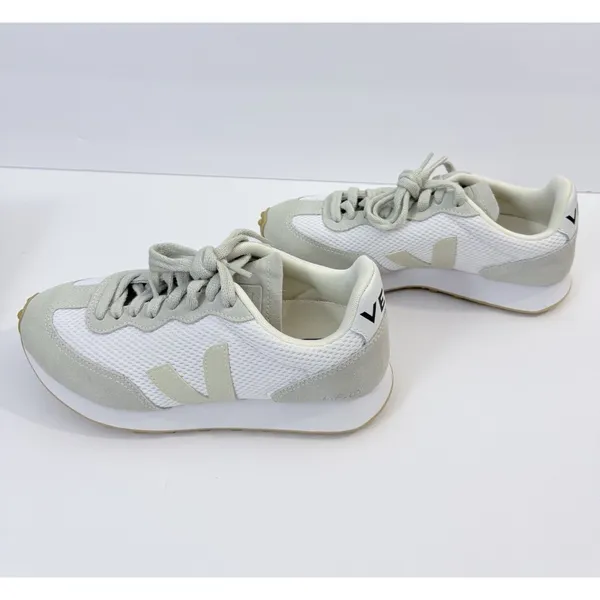 VEJA Rio Branco leather trimmed suede and mesh sneakers Size EU36 US35 - Image 6