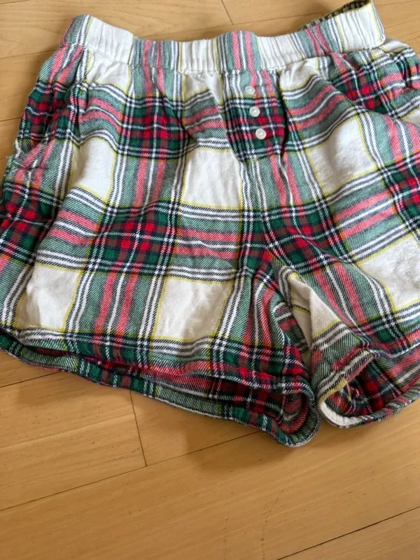 Aerie Plaid Pajama Shorts - Image 3