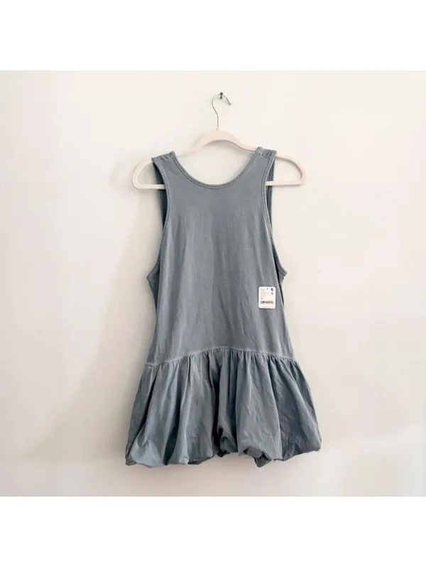 Free People Movement Hot Shot Bubble Mini Dress in Summer Storm - Image 3