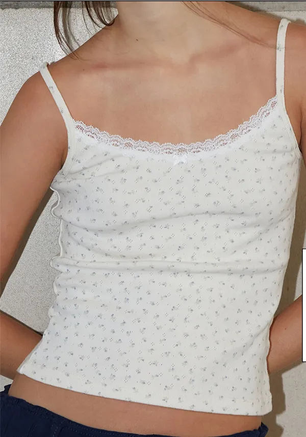 Brandy Melville Flower Tank - Image 2