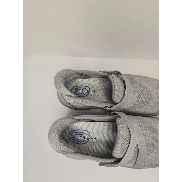 Orthofeet Womens Sneakers Size 7.5 B Medium Gray Comfort Shoes - Image 3