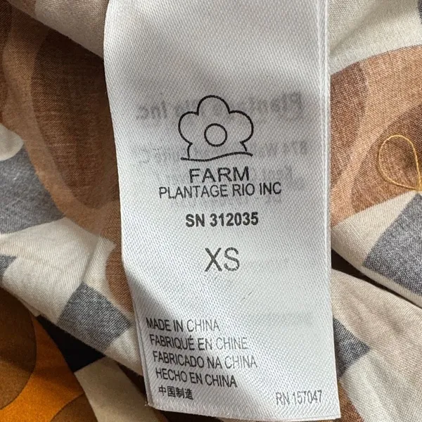 Farm Rio Bananada Button-Down Mini Dress XS - Image 6