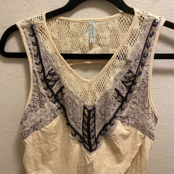 Free People Sahara Beaded Crochet Top - Image 8