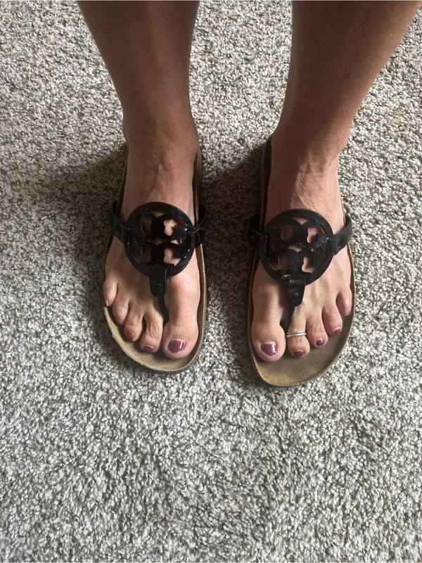 Tory Burch Black Miller Cloud Sandals - Image 9