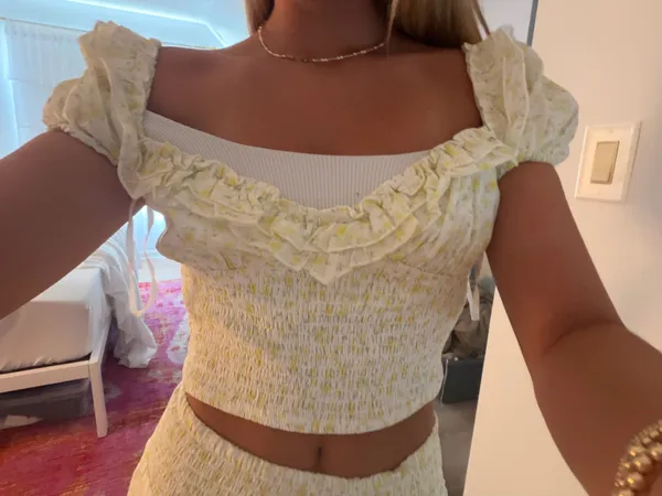 yellow floral set - Image 2
