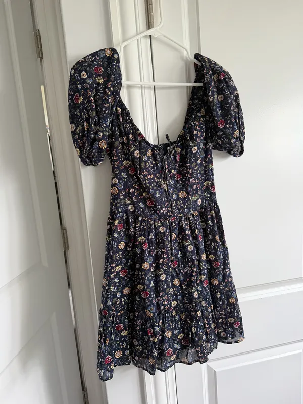 Abercrombie Puff Sleeve Mini Dress - Image 2