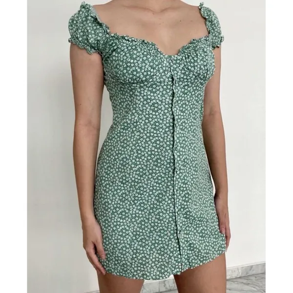 Princess Polly jexica ditsy floral puff sleeved mini dress - Image 3