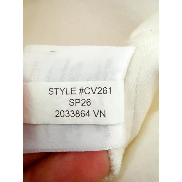 J.Crew | NWT Petite Denim Trouser Jean Stacked Buttons White | Sz P31 - Image 13