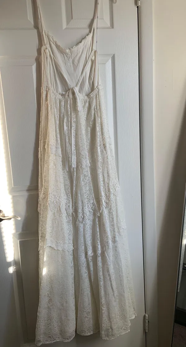 Lulus White Lace Maxi Dress - Image 4