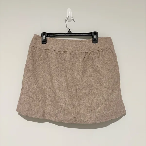 GAP vintage wool pocket mini skirt double‎ button Tweed Skort Front Buttons 6 - Image 2