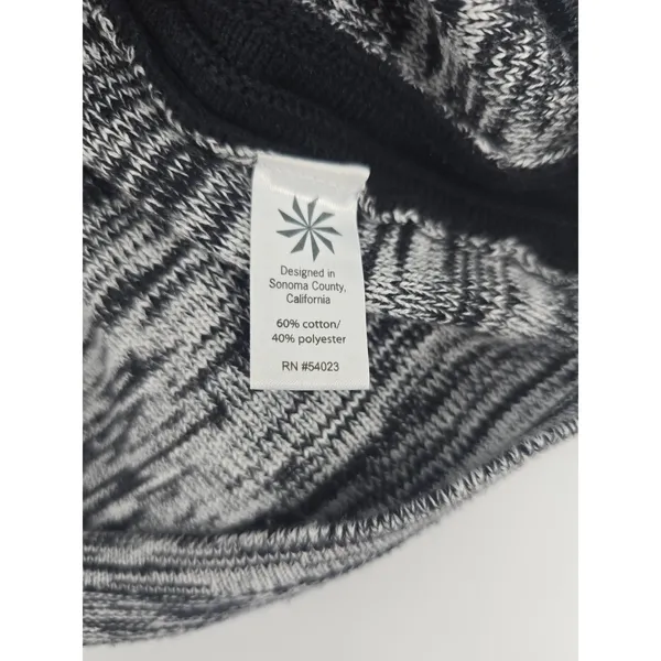 Athleta Sweater Dress Womens Small Gray Black Space‎ Dye Knit Mini Long Sleeve - Image 4