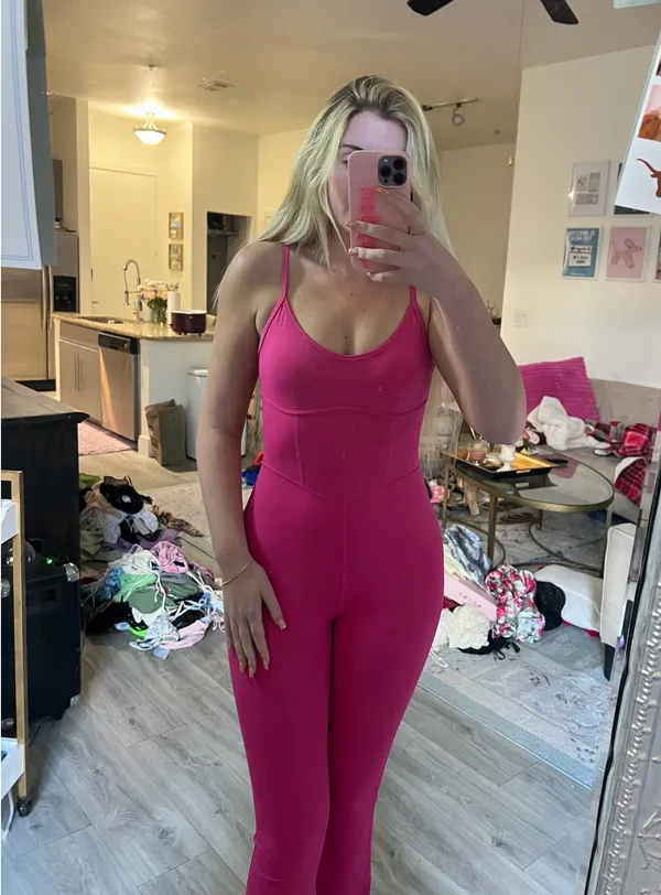 Target JoyLab Hot Pink Flare Jumpsuit - Image 2