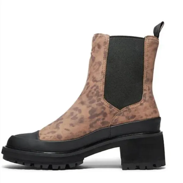 New Timberland Womens Kori Park 2.0 Chelsea Boot - Leopard - Image 4