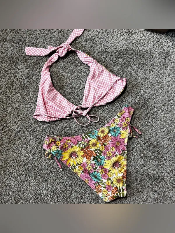 floral reversible bikini - Image 3