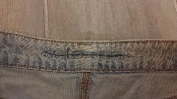 American Eagle Cut-Off Denim Shorts Sz 0 - Image 5