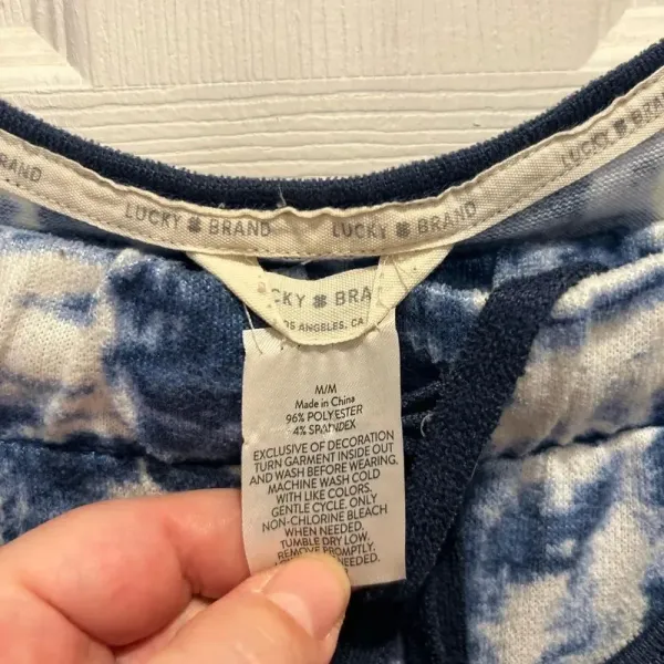 Lucky Brand 2 Piece Pajama‎ Set Lounge Tank Pants size Medium - Image 2