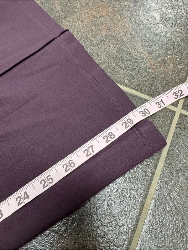 Quince Ultra-Stretch Ponte Super Wide Leg Pants Dark Orchid Purple Small - Image 9