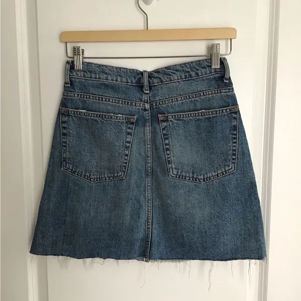 Zara Blue‎ Mini A-Line Skirt Casual - Image 3