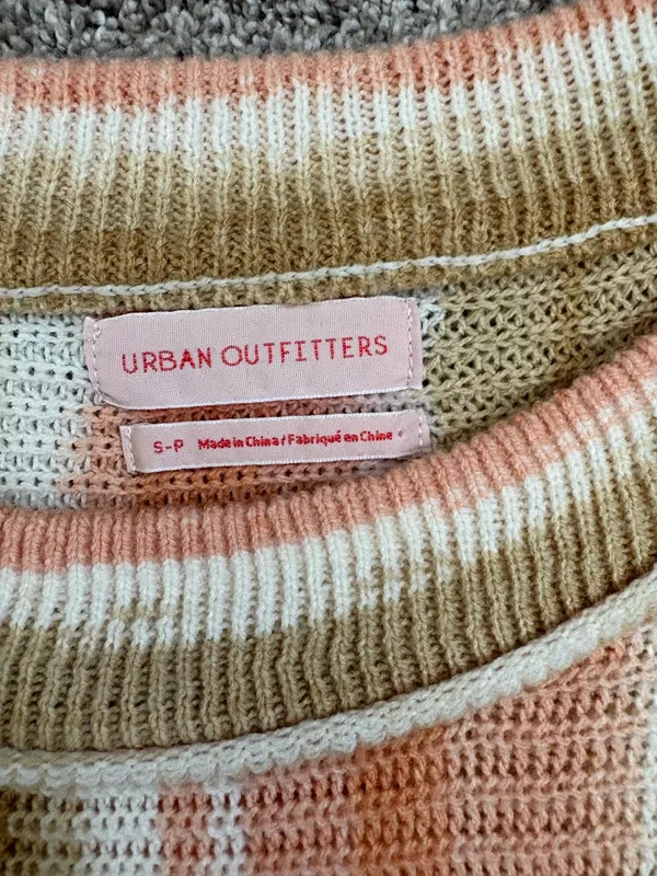Urban Outfitters Striped Sweater Cropped - Image 3