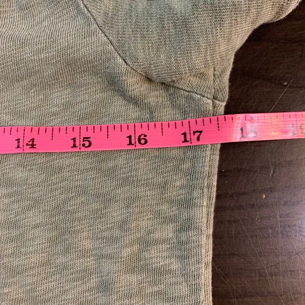 The Territory Ahead Sage Green Cotton Button Front Midi‎ Dress Women's Size S - Image 7