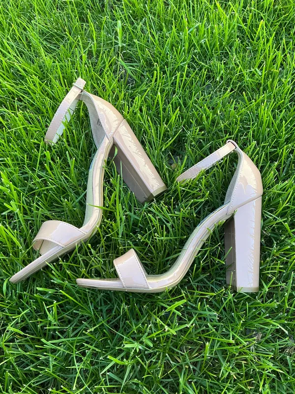 Steve Madden Blush Patent Block Heel Sandals🌷🌷 - Image 10