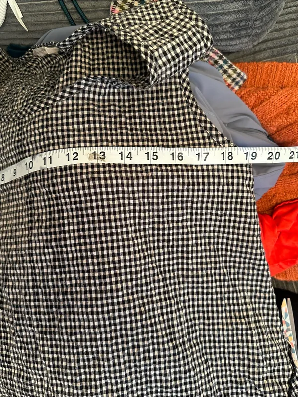 Soft Surroundings‎ Gingham Check Tunic Top - Image 5