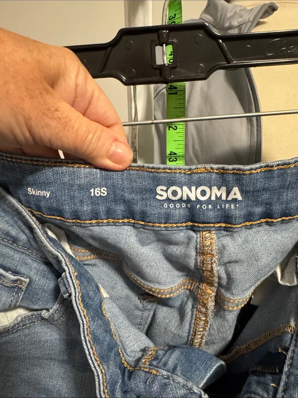 Sonoma Light Blue Distressed Jeans - Image 2