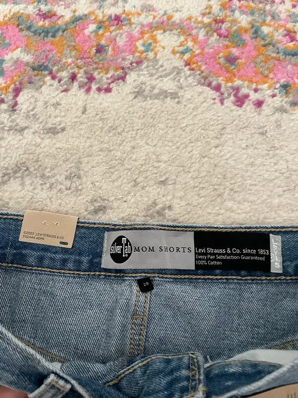 Levi’s Silver Tab Mom Shorts - Image 3