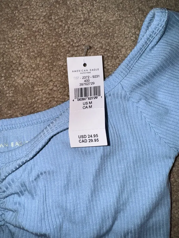 American Eagle Off-The-Shoulder Crop Top - Image 4