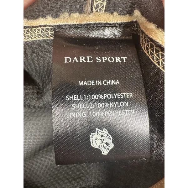 Darc Sport Wolves Lone Pine Woodland Camo Full Zip Fleece Jacket Unisex Sz M New - Image 15