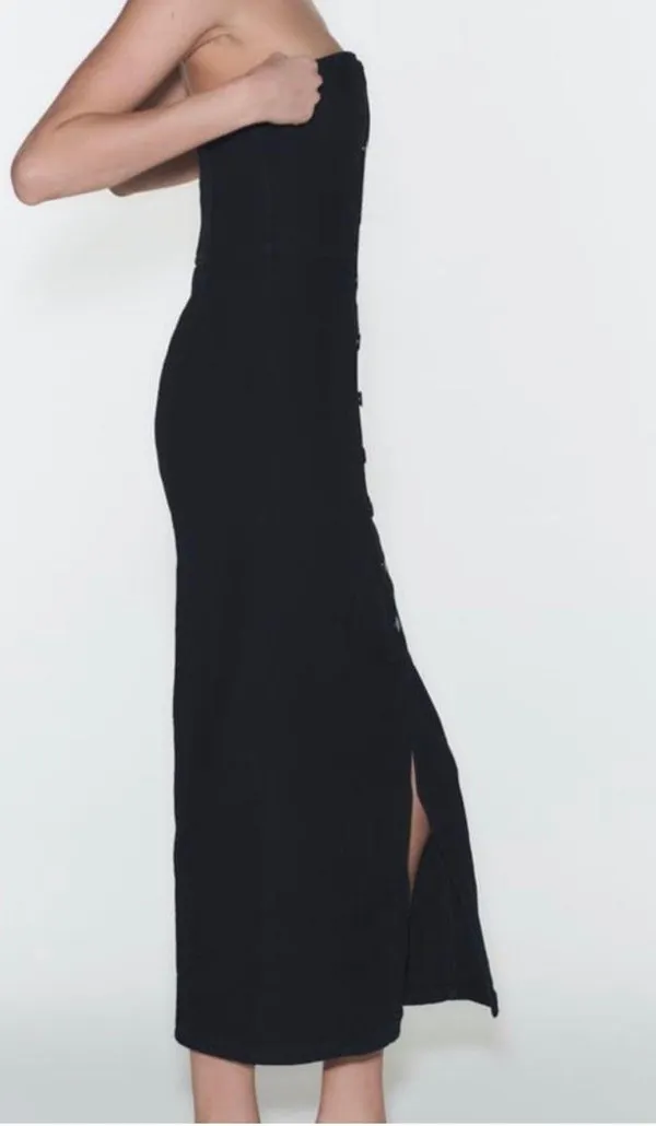 Zara ZW Denim Buster Dress - Image 4