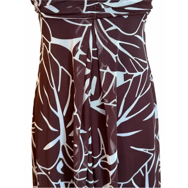 Vintage City Triangles Y2K Tropical Halter Dress Sz S Boho Fairy Grunge Babydoll - Image 4