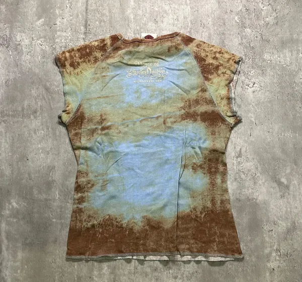 Harley Davidson Vintage y2k Shirt Multi Color - Image 2