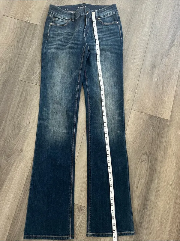 White House Black Market The Boot Jeans Size 0 Dark Wash Stretch Bootcut - Image 7