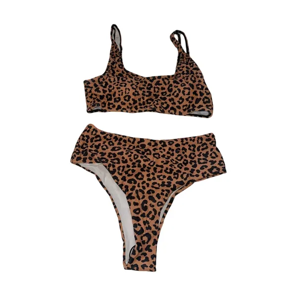 SHEIN Leopard Print Bikini Set NWT - Image 3