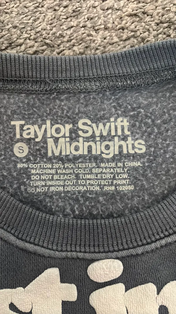 Taylor Swift Midnights Crewneck - S - Image 5