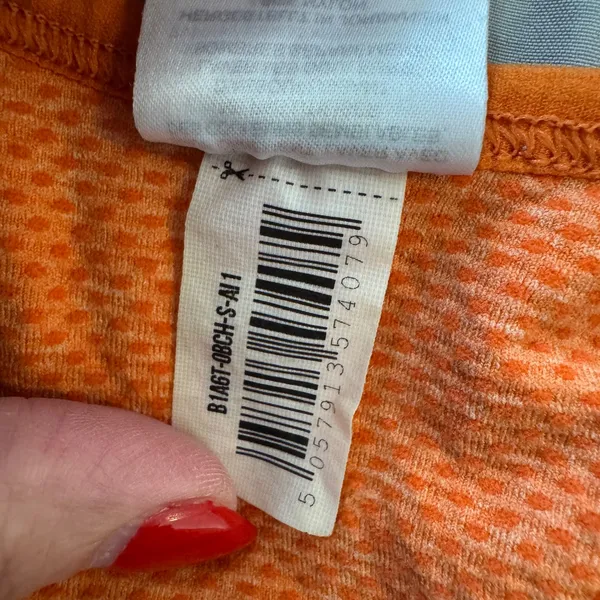 Gymshark Vital Seamless Sports‎ Bra Orange Marl Nylon Small Activewear Gym Yoga - Image 4