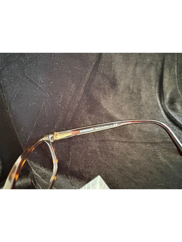 Burberry Women's Designer Eyeglasses Tortoise Shell Frame Made in Italy - Image 3