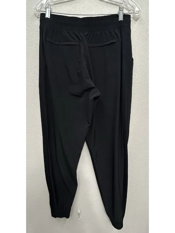 Athleta Brooklyn Jogger Pants Women’s Size 8 Black Ankle Pull On Athleisure - Image 2