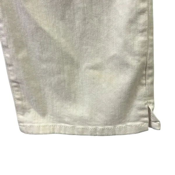 Nine West White Chrystie Stretch Denim Capri Jeans Womens Plus Size 14 - Image 4