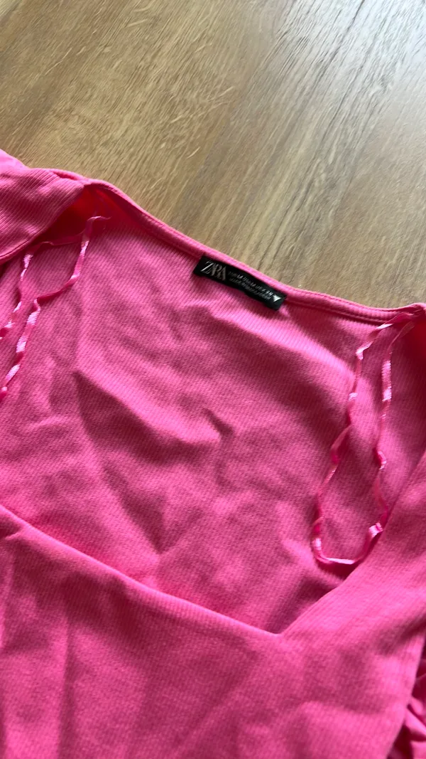 ZARA puff sleeve crop top - Image 7