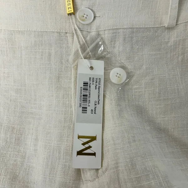 NWT Meshki Women’s Small Cream Ankle Cargo Pants - Image 8