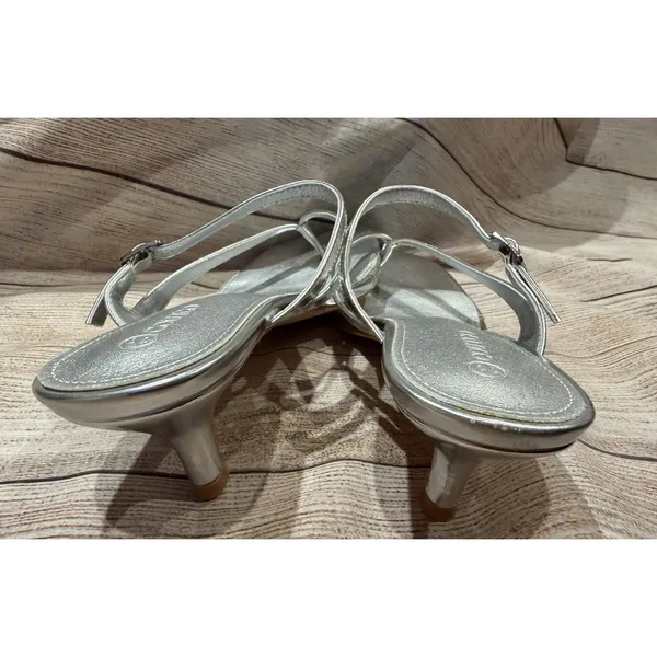 Coutgo Women's Square Open Toe Low Heel Sandals NIB Size 11 - Image 6