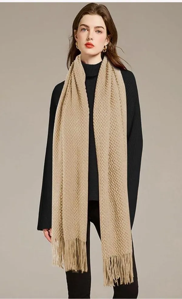 NEW Scarf Shawls Wraps Evening Dresses Travel Career Winter Large Scarves - Image 4