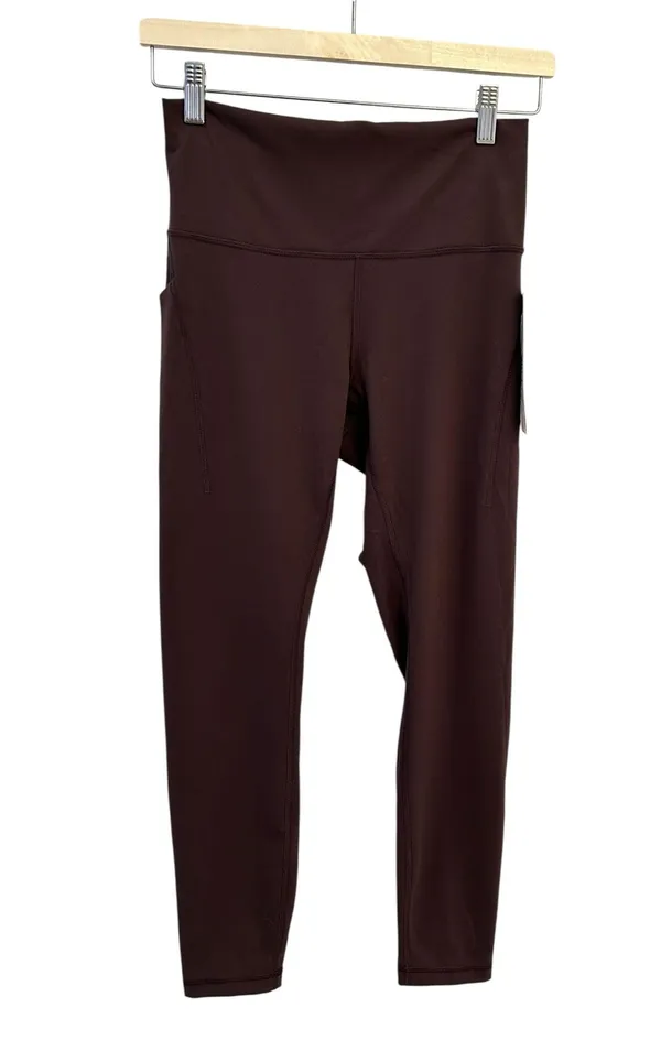NWT Lululemon Wunder Train High-Rise Tight with Pockets 25" size 4 Espresso - Image 3