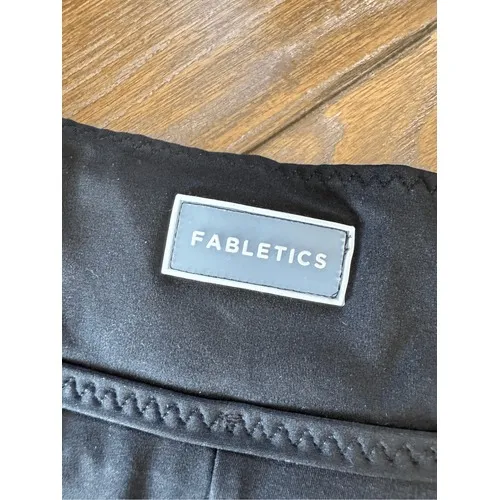 Fabletics Boardwalk High-Waisted Swim Bottom Womens Black Medium‎ (T1) - Image 6