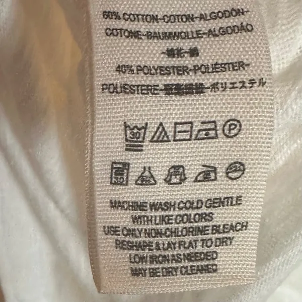 We The Free Summer‎ Thing White Sleeveless Turtleneck Top Sz M - Image 8