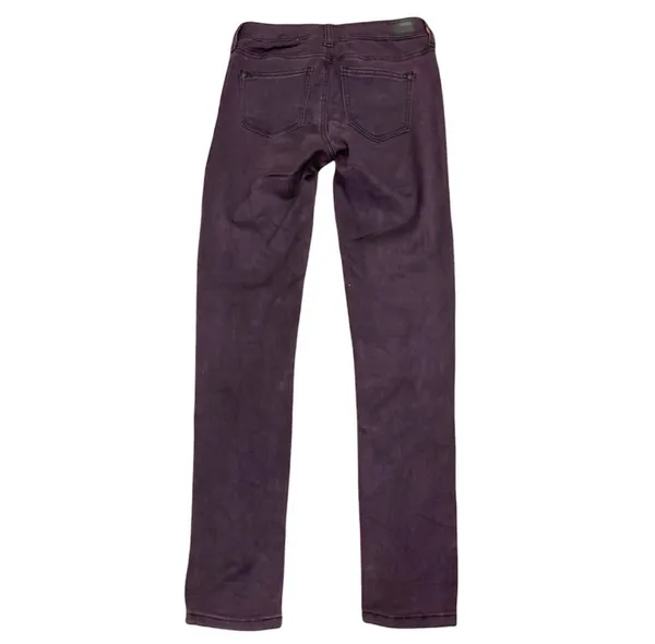 Celebrity Pink Deep Purple Low Mid Rise Skinny Ankle Jeans Denim 25 Retro 90s - Image 6