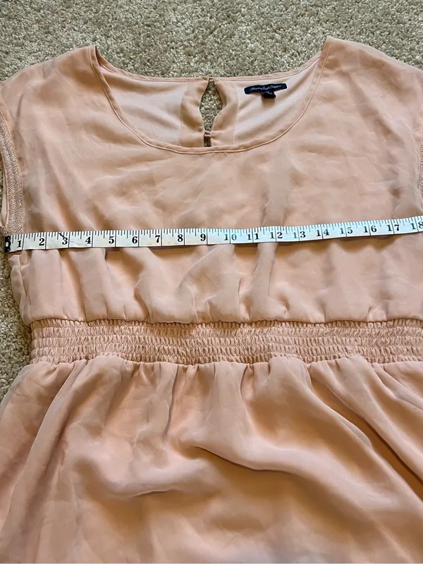 American Eagle Outfitters Blush Scoop Neck Dress - Image 4